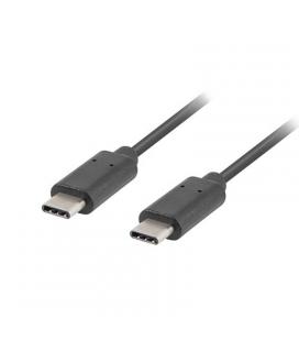Cable usb lanberg ca-cmcm-31cu-0018-bk - conectores usb 3.1 tipo-c a usb 3.1 tipo-c - 1.8m - negro - Imagen 1