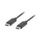 Cable usb lanberg ca-cmcm-31cu-0018-bk - conectores usb 3.1 tipo-c a usb 3.1 tipo-c - 1.8m - negro - Imagen 1
