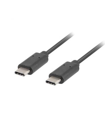 Cable usb lanberg ca-cmcm-31cu-0005-bk - conectores usb 3.1 tipo-c a usb 3.1 tipo-c - 0.5m - negro - Imagen 1
