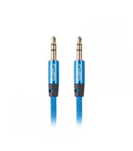 Cable estéreo lanberg ca-mjmj-10cu-0030-bl - conectores jack 3.5mm macho/macho chapados en oro - cable tejido trenzado - 3 - Ima