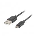 Cable usb lanberg ca-usbm-20cu-0010-bk - conectores usb a a micro usb - qc 3.0 - 1m - negro - Imagen 1