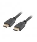 Cable hdmi lanberg ca-hdmi-10cc-0100-bk - conectores macho/macho - resolución hasta 3840*2160 - 10 metros - Imagen 1