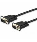 Cable svga equip macho a macho 5 metros negro - Imagen 2