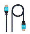 Cable hdmi nanocable 10.15.3702 - v2.0 - conectores hdmi (tipo a) macho - multiple apantallamiento y recubrimiento nylon - 2m - 