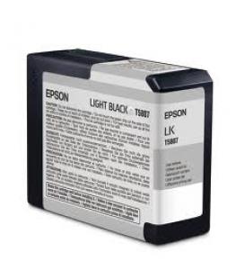 Cartucho tinta epson t5807 gris 80ml stylus pro 3800/3880 - Imagen 1