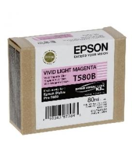 Cartucho tinta epson t580b magenta vivo claro 80ml stylus pro 3880 - Imagen 1
