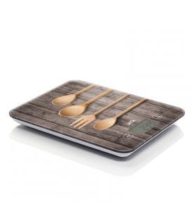 Báscula de cocina laica ks5010 madera cucharas - pesa en g/ml - pantalla táctil - hasta 10kg - precisión 1g - Imagen 1
