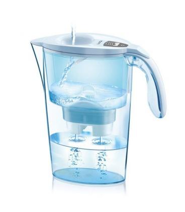 Jarra Filtrante Laica Stream Line/ Capacidad 2.3L/ Blanca