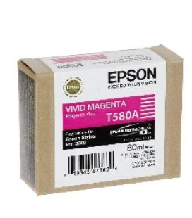 Cartucho tinta epson t580a magenta vivo 80ml stylus pro 3880 - Imagen 1
