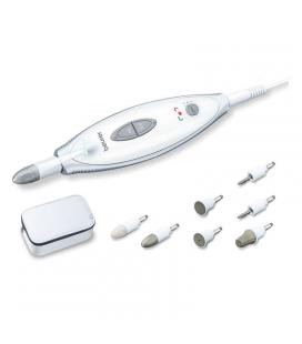 Set de manicura y pedicura beurer mp-41 - 2 niveles de velocidad - 7 accesorios - luz led - incluye estuche - Imagen 1