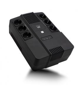 EWENT UPS 600VA Line Interactive with AVR, 6 x CEE7/3 port - Imagen 1