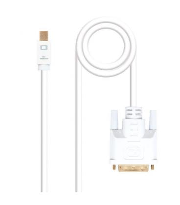 CONVERSOR NANO CABLE MINI DISPLAYPORT/MACHO A DVI/MACHO 2M BLANCO