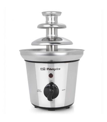 Fuente de chocolate orbegozo fch 4000 - 40w - 3 pisos - cuerpo y fuente acero inox - función mantenimiento del calor - Imagen 1