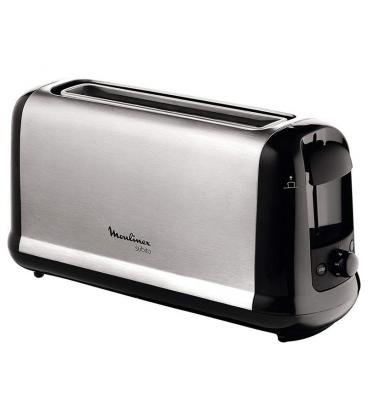 Tostador de pan moulinex súbito - 1000w - 1 ranura larga - 7 niveles de tostado - función descongelar/recalentar - acabado - Ima