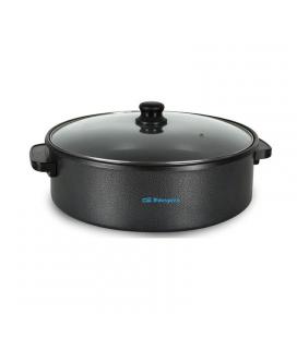 Olla paellero orbegozo pz 8100 - 1500w - ø40cm - fondo 9cm - termostato con temperatura regulable - tapa cristal con valvula - I