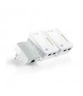 Pack de 3 adaptadores plc/powerline 2 x ethernet 500mbps 1 x wifi 300mbps plug & play one-touch range extensión - Imagen 9