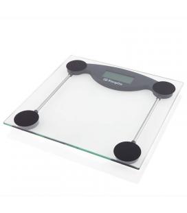 Báscula de baño orbegozo pb 2211 - pantalla lcd 73*28mm - superficie cristal templado - hasta 150kg - precisión 100g - Imagen 1