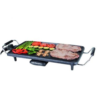 Plancha para asar ceramica orbegozo tbc 3000 - 2000w - superficie 220*430mm - antiadherente - asas toque frío - Imagen 1