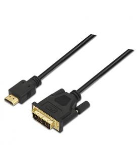 Cable DVI a HDMI. DVI18+1/M-HDMI A/M. Negro. 1.8m - Imagen 1