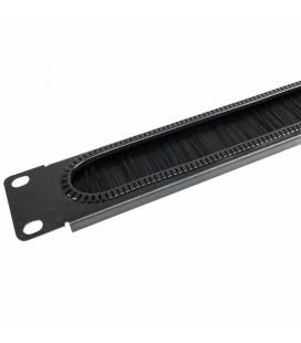 Panel pasacable entrada cables con cepillo para armario rack 19" - Imagen 1