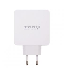 Tooq Cargador de pared doble USB-C PD+ USB A - Imagen 1