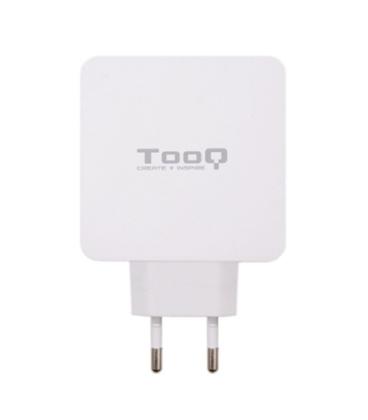 Tooq Cargador de pared doble USB-C PD+ USB A - Imagen 1