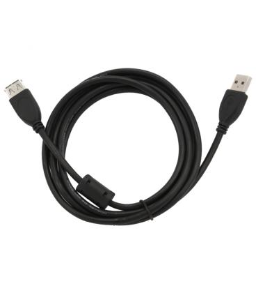 Gembird Cable USB 2.0 A/M-A/H 1,8 Mts Ngr Ferr - Imagen 2