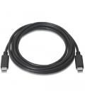 CABLE USB NANO CABLE USB2.0 3A TIPO C/M - C/M 1.0M NEGRO - Imagen 4