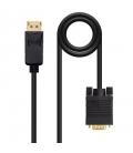 Cable displayport a vga nanocable 10.15.4402 - displayport/macho - vga/macho - 2 m - negro - Imagen 4