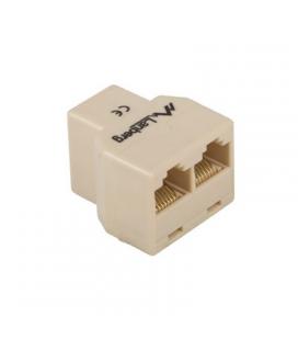 Adaptador splitter lanberg ad-rj45-2rj45-ou - rj45 hembra a 2*rj45 hembra - sin blindaje