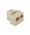 Adaptador splitter lanberg ad-rj45-2rj45-ou - rj45 hembra a 2*rj45 hembra - sin blindaje - Imagen 1