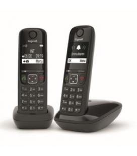 Telefono fijo gigaset as690 duo negro