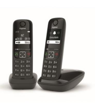 Telefono fijo gigaset as690 duo negro - Imagen 1