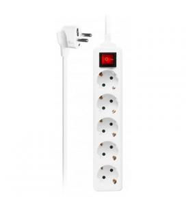 EWENT EW3916 Regleta 5 Tomas / 1 interruptor 1.5m - Imagen 1