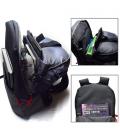 EWENT Notebook Backpack- 17.3 inch black, with USB charging Port - Imagen 8