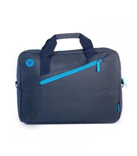 Maletín monray ginger blue - para portátiles hasta 15.6'/39.6cm - nylon - 2 compartimentos + bolsillo - cinta para trolley - Ima