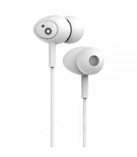 Auriculares intrauditivos sunstech pops white - 100-10000hz - micrófono integrado - jack 3.5mm - cable 1.2m