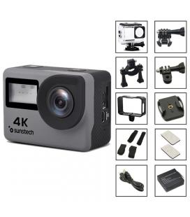 Cámara deportiva sunstech adrenaline4k - full hd-4k/30fps - lente gran angular - 16mpx - pantalla lcd 5cm/tft 1.77cm - - Imagen 