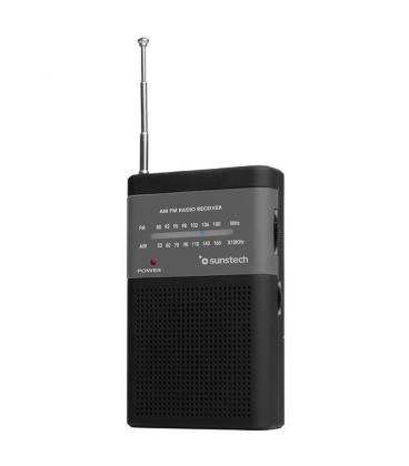 Radio portátil analógica sunstech rps42blisbk blister - am/fm - altavoz frontal - conexión para auriculares - antena - Imagen 1