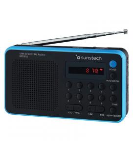 Radio portátil sunstech rpds32bl blue - am/fm - 70 presintonias - altavoz 1.4w rms - sd/usb/aux-in - conexión auriculares -