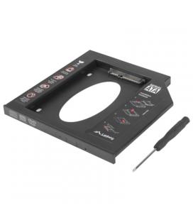 Adaptador para portátil lanberg if-sata-10 - para sustituir dvd slim por hd/ssd de 2.5'/6.35cm 7mm - incluye destornillador y - 