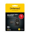 Intenso 3423470 Micro SD UHS-I Premium 16GB c/adap - Imagen 3