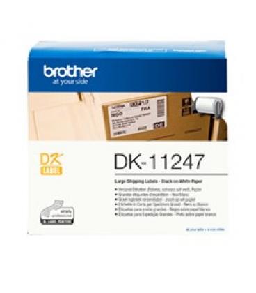 Etiquetas papel precortada brother dk11247 103 x 164 mm 180e ql1050/ ql1100 - Imagen 1