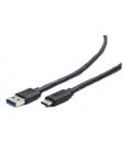 CABLE USB GEMBIRD USB 3.0 A TIPO C 1M NEGRO - Imagen 2