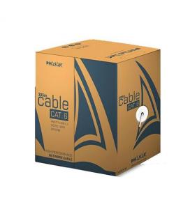 CABLE RED FTP CAT6 RJ45 PHASAK 305 GRIS - Imagen 1