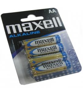 Maxell pila alcalina 1.5V Tipo AA Pack4 - Imagen 1