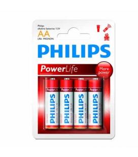 Philips pila alcalina LR6 AA PACK-4 - Imagen 1