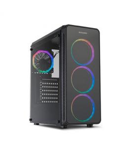 TORRE ATX NOX HUMMER TGM RAINBOW RGB 4XVEN 120MM RGB/BOTON - Imagen 2