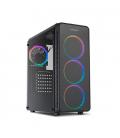 TORRE ATX NOX HUMMER TGM RAINBOW RGB 4XVEN 120MM RGB/BOTON - Imagen 2