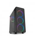 TORRE ATX NOX HUMMER TGM RAINBOW RGB 4XVEN 120MM RGB/BOTON - Imagen 3